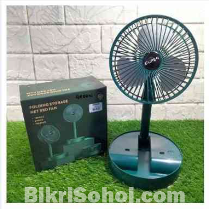 Rechargeable Electric Fan Mini Foldable Telescopic